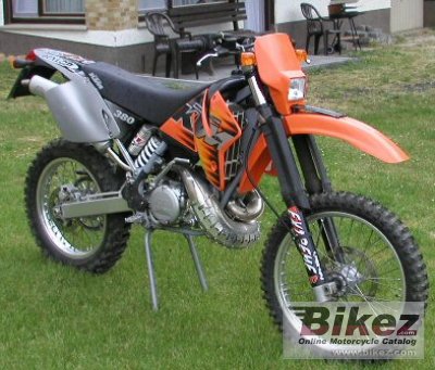 2000 KTM 380 EXC specifications and pictures